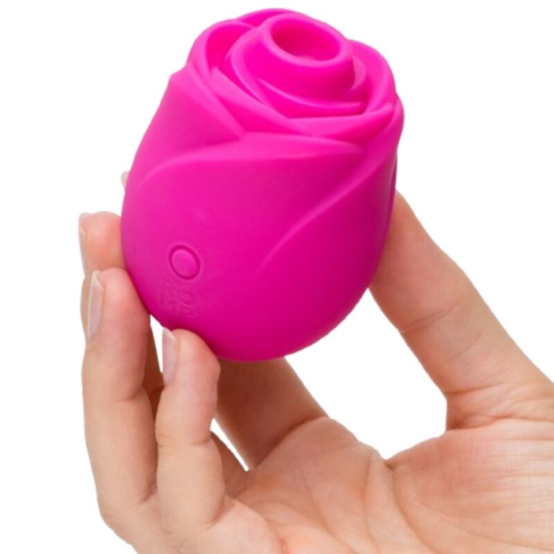 STIMOLATORE CLITORIDEO AD ARIA PULSANTE, DESIGN A ROSA, 10 MODALITÀ DI INTENSITÀ