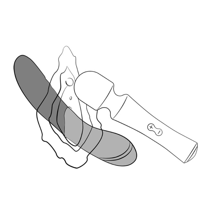 MASSAGGIATORE CON STIMOLAZIONE MIRATA, SILICONE MEDICALE, IMPERMEABILE