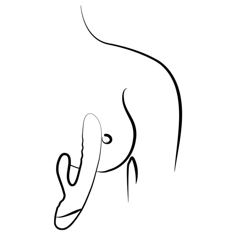 VIBRATORE RABBIT RICARICABILE, DOPPIA STIMOLAZIONE, IMPERMEABILE