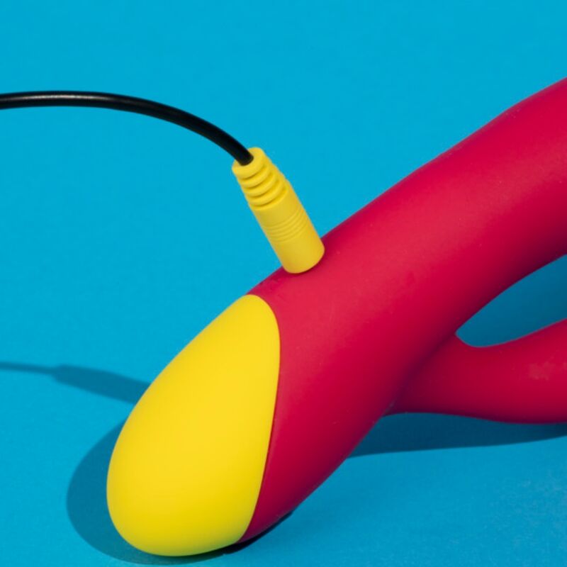 VIBRATORE RABBIT RICARICABILE, DOPPIA STIMOLAZIONE, IMPERMEABILE