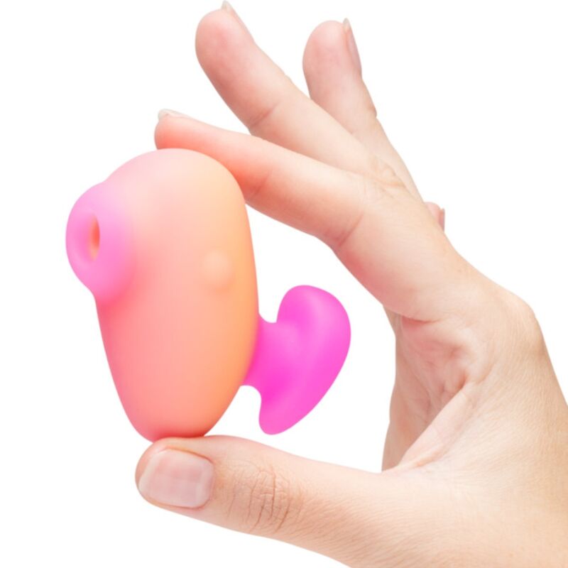 ROMP - KISS VIBRATORE DA DITO RICARICABILE CON ASPIRAZIONE CLITORIDEA