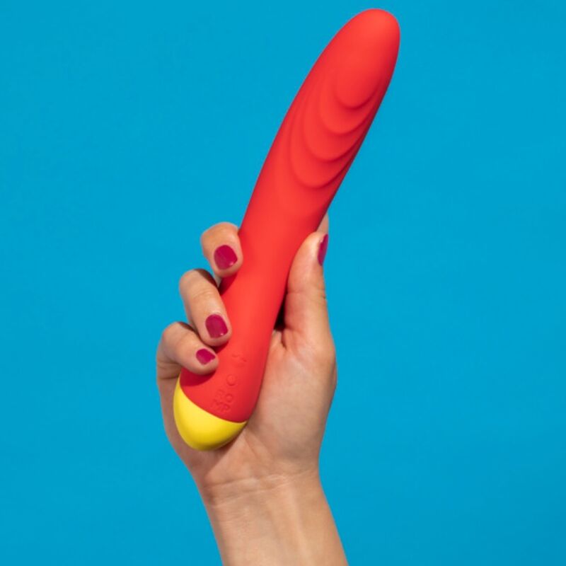 VIBRATORE ERGONOMICO PER PUNTO G, SILICONE MEDICALE, RICARICABILE USB