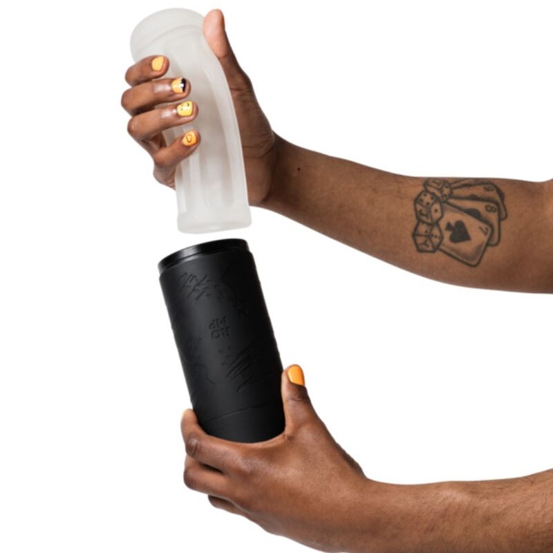 MASTURBATORE CON CONTROLLO A SUZIONE, DESIGN DISCRETO