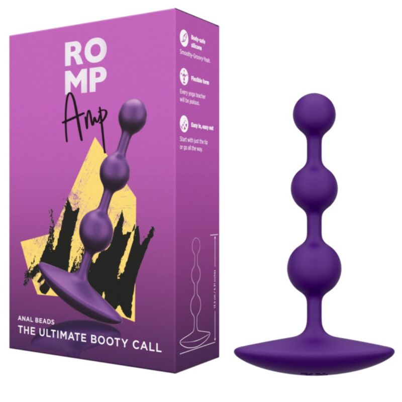 PERLE ANALI IN SILICONE FLESSIBILE, DESIGN GRADUATO, STIMOLATORE DELL'ORGASMO