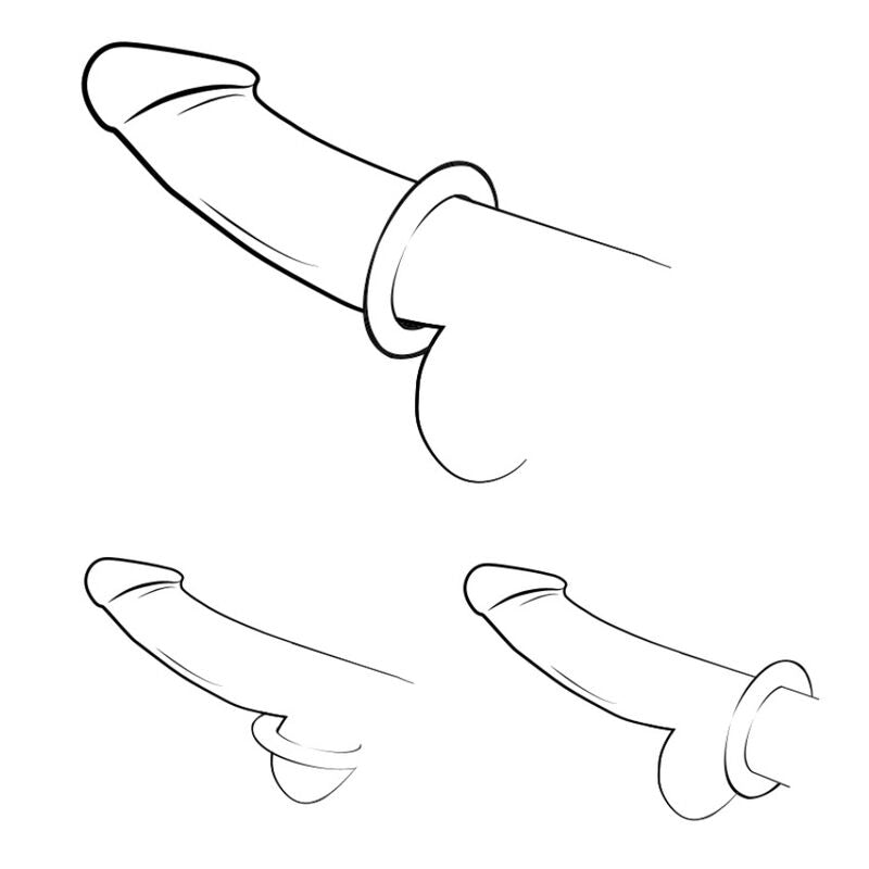 ANELLI PER PENE, SILICONE MEDICALE, IMPERMEABILE