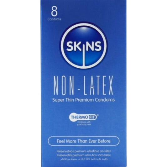 SKINS - PRESERVATIVI SENZA LATTICE, CONFEZIONE DA 8