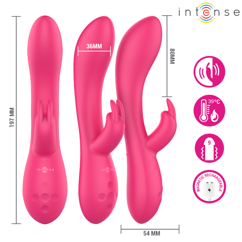 INTENSE - STIMOLATORE TAMMY RABBIT CON CALORE