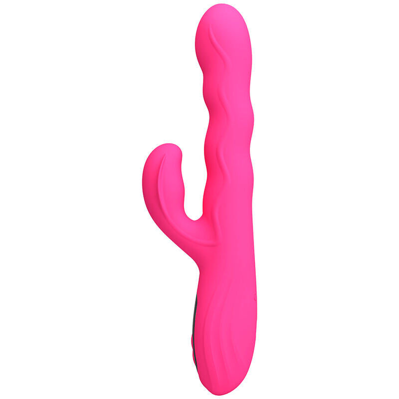 VIBRATORE RABBIT MULTIFUNZIONE, DISPLAY LED INTEGRATO, DOPPIA STIMOLAZIONE E
