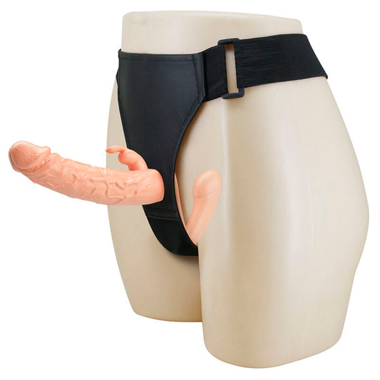 BAILE - CHARLOTTE HOLLOW DOPPIA PENETRAZIONE STRAP-ON FLESH