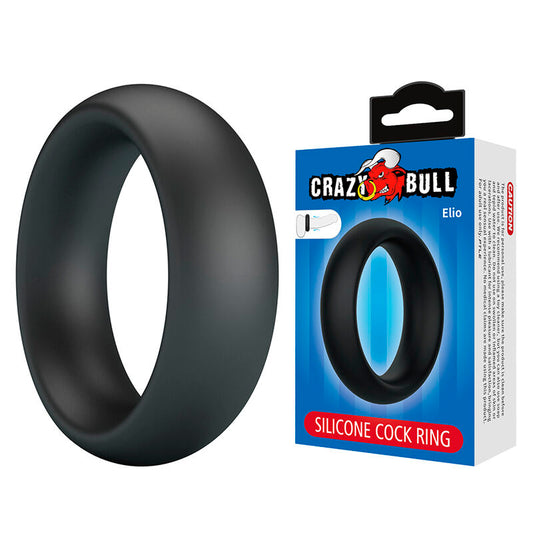CRAZY BULL - ELIO ANELLO PER PENE IN SILICONE NERO