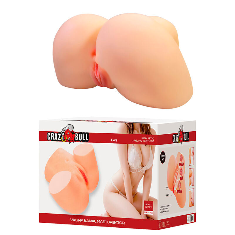 CRAZY BULL - LIORA XXL DOPPIO MASTURBATORE VAGINALE E ANALE