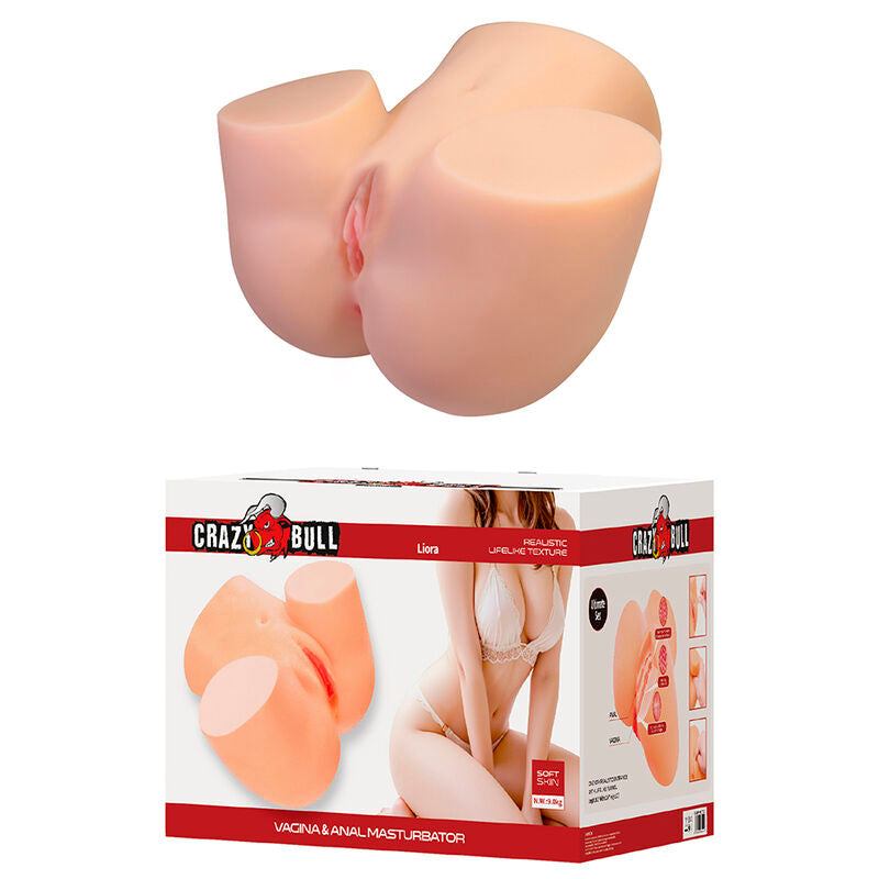 CRAZY BULL - LIORA XXL DOPPIO MASTURBATORE VAGINALE E ANALE