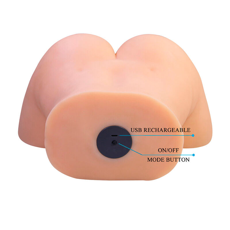 CRAZY BULL - LIORA XXL MASTURBATORE VIBRANTE DOPPIO VAGINALE E ANALE