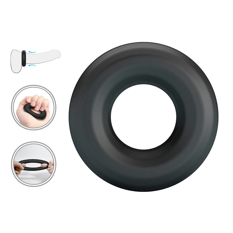 ANELLO PENE IN SILICONE ULTRA MORBIDO, ERGONOMICO E IMPERMEABILE