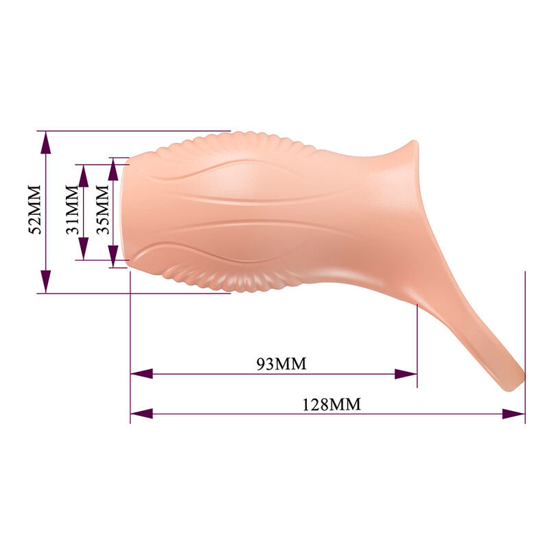 GUAINA ALLUNGANTE, TEXTURE STIMOLANTE, MATERIALE TPE MORBIDO