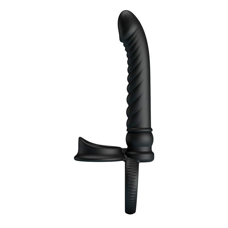 VIBRATORE ANALE, ERGONOMICO CON ANELLO, 10 FUNZIONI DI VIBRAZIONE