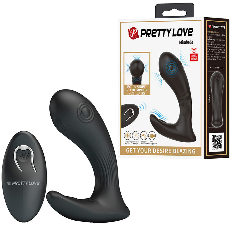 VIBRATORE PROSTATICO WIRELESS, STIMOLAZIONE DOPPIA 14 MODALITÀ, SILICONE PREMIUM