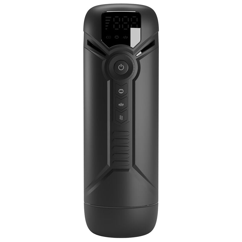 MASTURBATORE AUTOMATICO MULTIFUNZIONE, DISPLAY LED INTEGRATO, DESIGN ERGONOMICO NERO