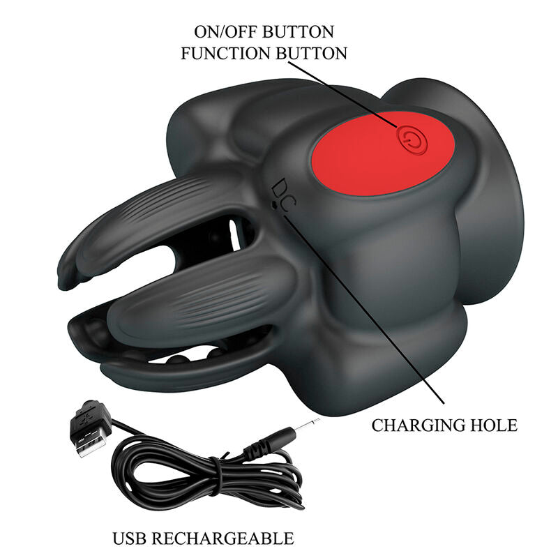 MASTURBATORE AUTOMATICO RICARICABILE, 10 FUNZIONI DI VIBRAZIONE, DESIGN ERGONOMICO DISCRETO