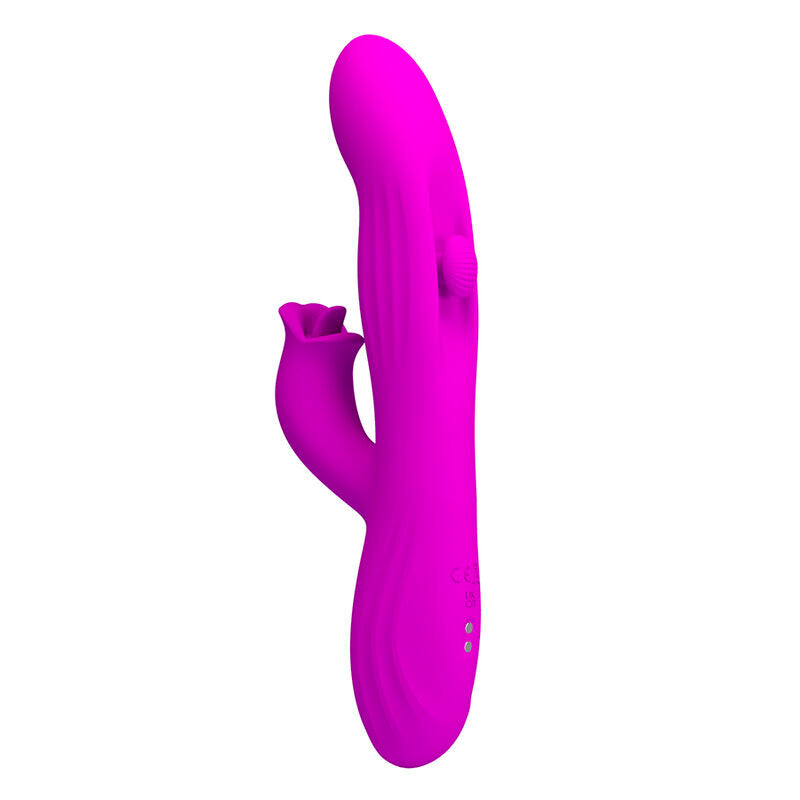 VIBRATORE RABBIT CON DISPLAY LED, DOPPIA STIMOLAZIONE, DESIGN ERGONOMICO