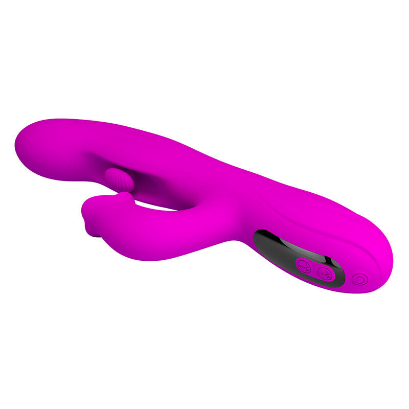 VIBRATORE RABBIT CON DISPLAY LED, DOPPIA STIMOLAZIONE, DESIGN ERGONOMICO