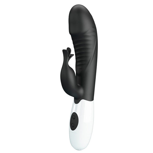 PRETTY LOVE - VIBRATORE A CONIGLIO RASMUSSEN 30 FUNZIONI NERO