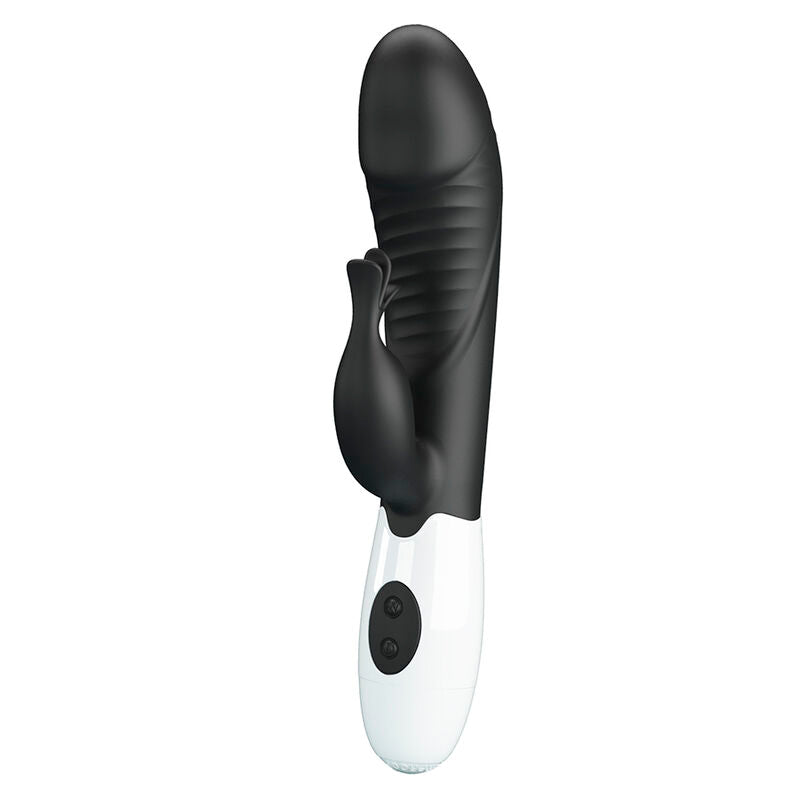 PRETTY LOVE - VIBRATORE A CONIGLIO RASMUSSEN 30 FUNZIONI NERO