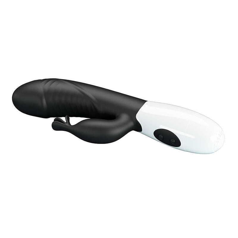 PRETTY LOVE - VIBRATORE A CONIGLIO RASMUSSEN 30 FUNZIONI NERO