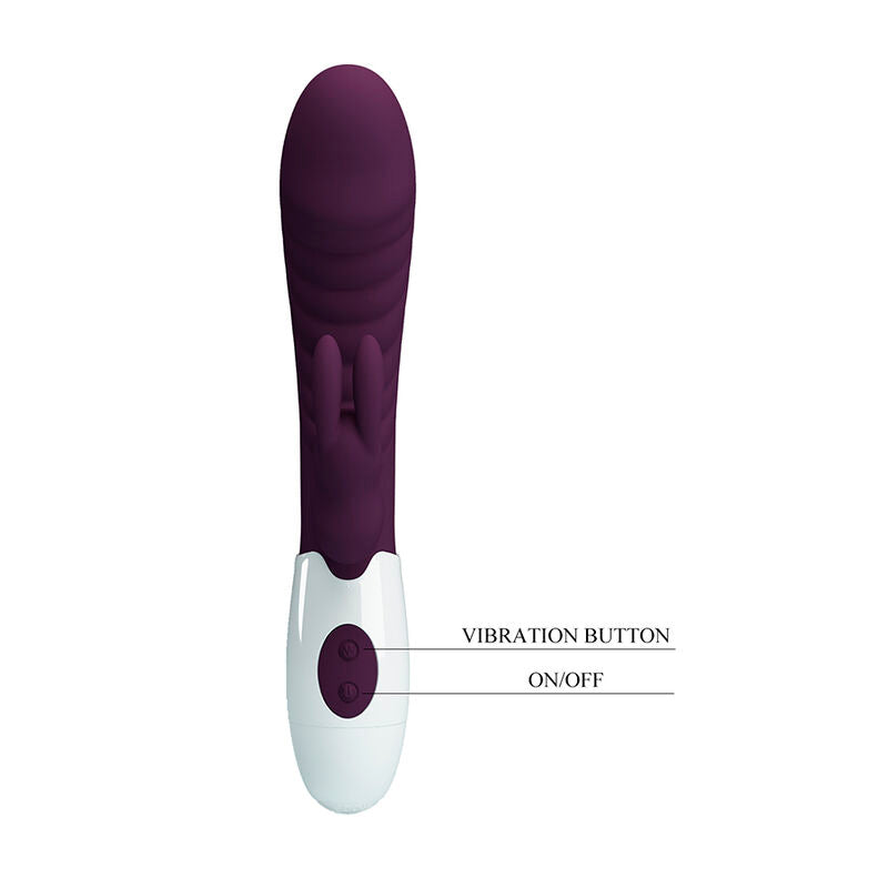 VIBRATORE RABBIT 30 FUNZIONI, DOPPIA STIMOLAZIONE, SILICONE PREMIUM