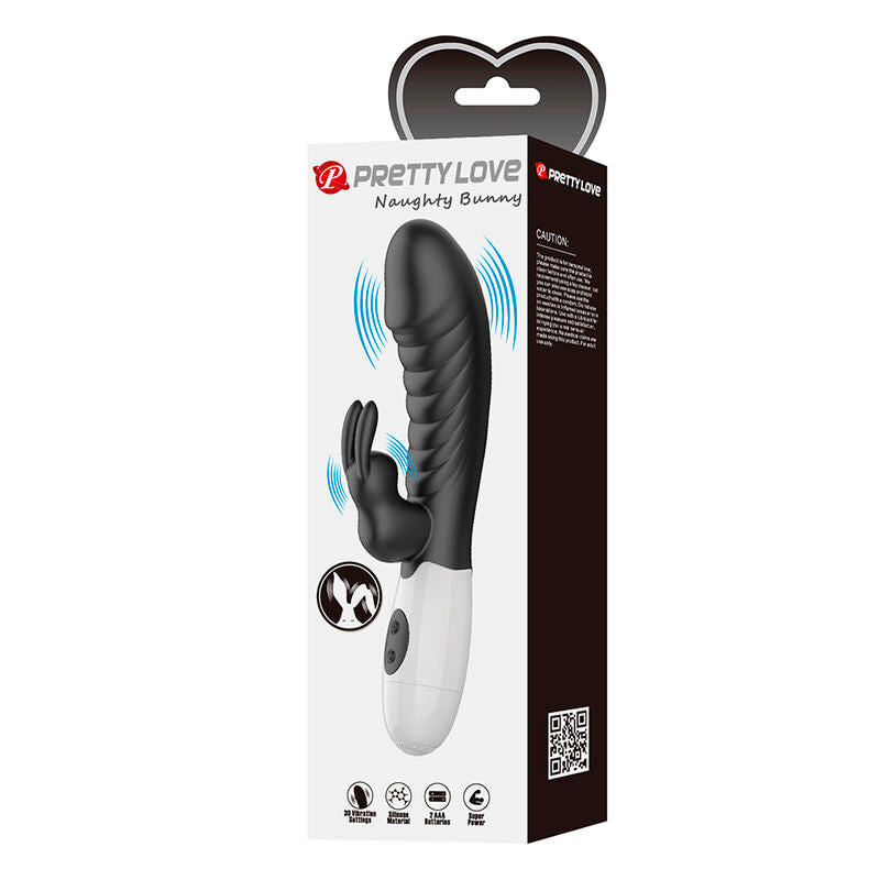 VIBRATORE RABBIT 30 FUNZIONI, DOPPIA STIMOLAZIONE, SILICONE PREMIUM