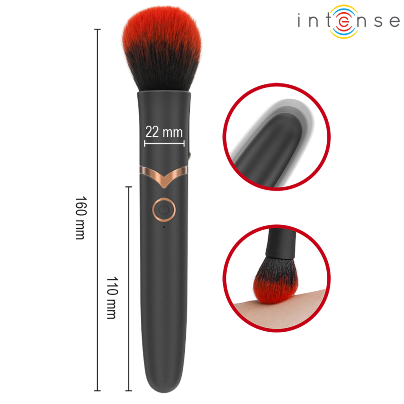 SPAZZOLA VIBRANTE, 10 MODALITÀ DI VIBRAZIONE, SILICONE MORBIDISSIMO