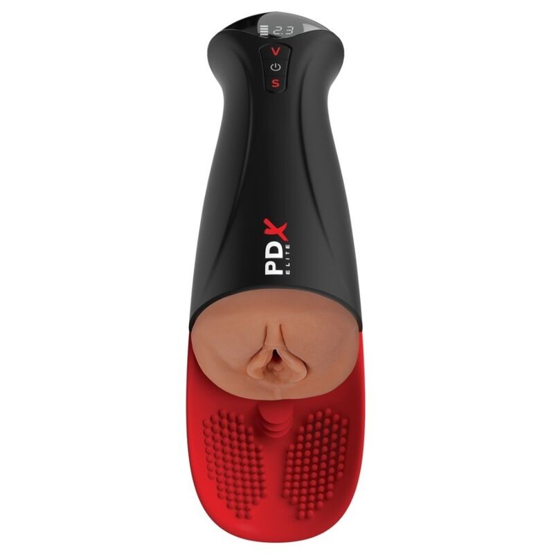 PDX ELITE - FAP-O-MATIC PRO XL VIBRANTE AUTOMATICO MARRONE 34,9 CM