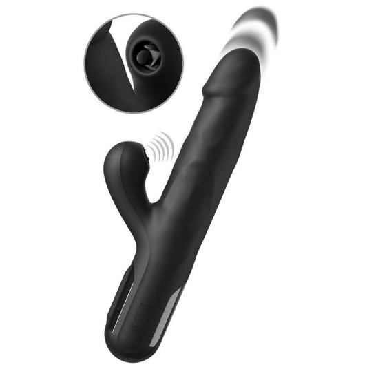 VIBRATORE RABBIT CON SPINTA AUTOMATICA, STIMOLAZIONE CLITORIDEA, RICARICABILE USB