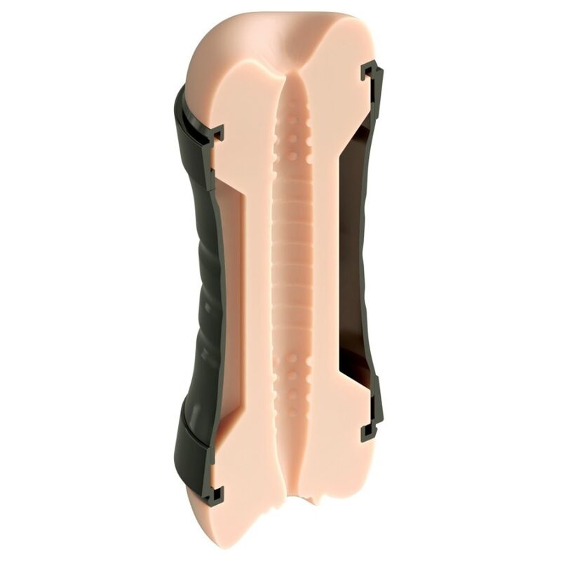 MASTURBATORE REVERSIBILE, DOPPIO INGRESSO, TEXTURE STIMOLANTE