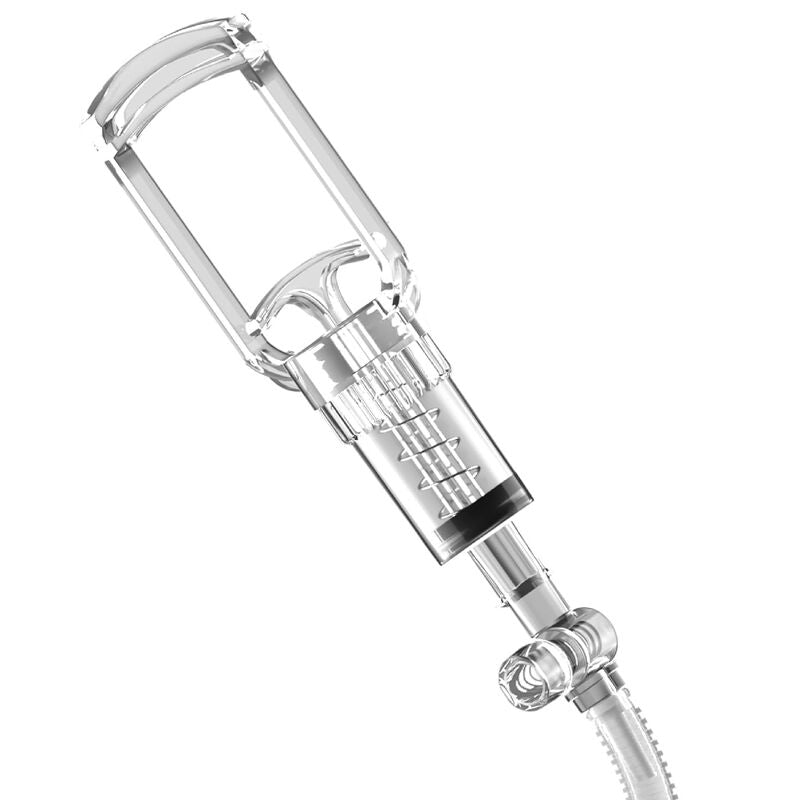 PDX ELITE - ASPIRATORE A TUBO DI VISTA XXL TRASPARENTE CON POMPA DI ASPIRAZIONE 27,3 CM
