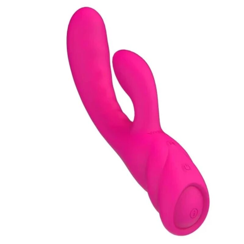 VIBRATORE RABBIT DOPPIA STIMOLAZIONE, ERGONOMICO E RICARICABILE USB