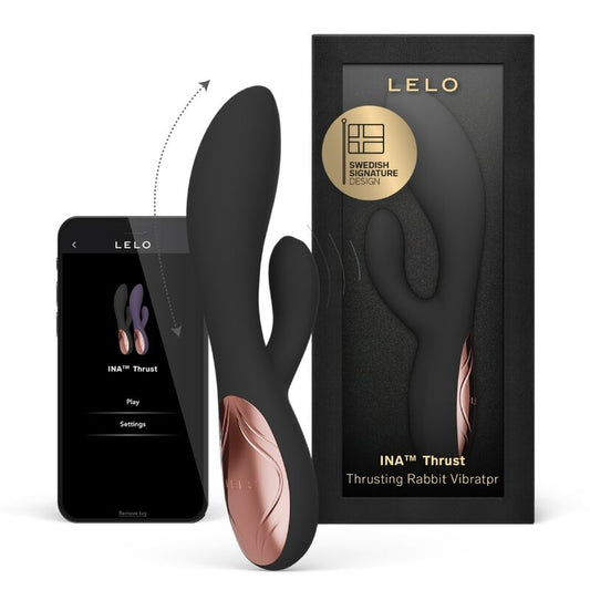 LELO - INA VIBRATORE A SPINTA THRUST RABBIT NERO