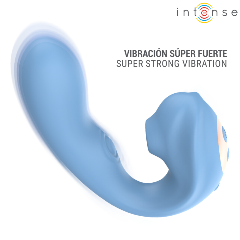 INTENSE - STIMOLATORE CLITORIDEO MULTIFUNZIONE GINA BLU