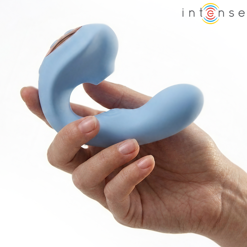 INTENSE - STIMOLATORE CLITORIDEO MULTIFUNZIONE GINA BLU