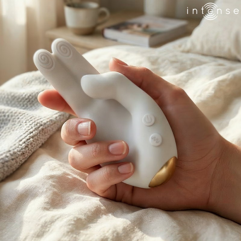 INTENSE - JIMMY STIMOLATORE MULTIFUNZIONE A FORMA DI MANO CON VIBRAZIONE E CALORE