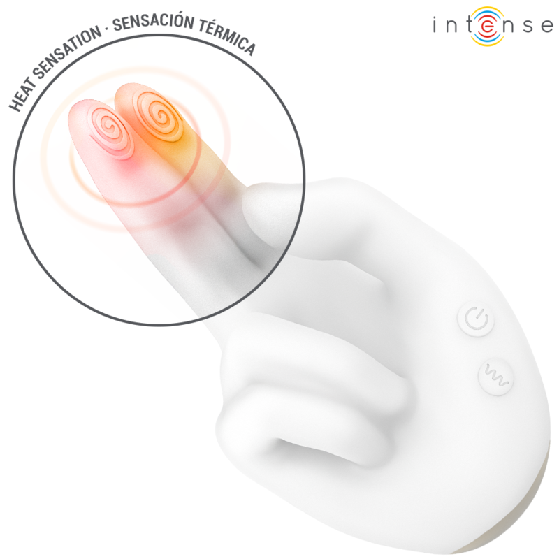 INTENSE - JIMMY STIMOLATORE MULTIFUNZIONE A FORMA DI MANO CON VIBRAZIONE E CALORE
