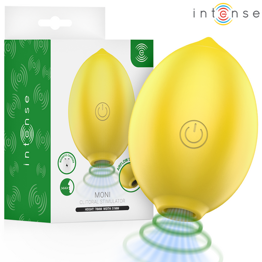 INTENSE - MONI STIMOLATORE CLITORIDE A SUZIONE LEMON