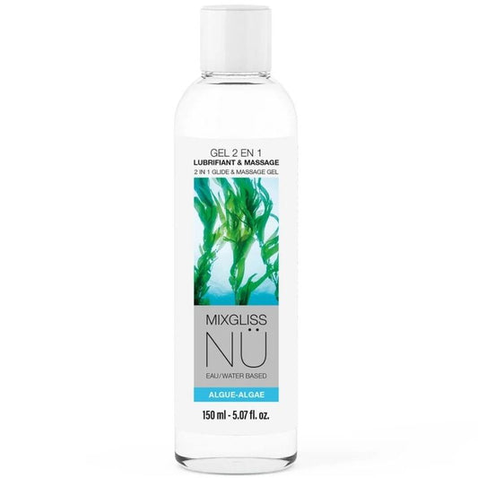 MIXGLISS - 2 IN 1 GEL LUBRIFICANTE E DA MASSAGGIO A BASE D'ACQUA NURU ALGAE 150 ML