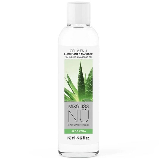 MIXGLISS - 2 IN 1 GEL LUBRIFICANTE E MASSAGGIANTE A BASE D'ACQUA NURU ALOE VERA 150 ML