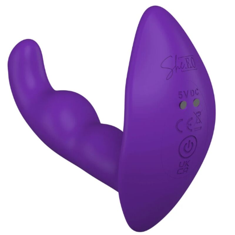 STIMOLATORE ANALE VIBRANTE ROTANTE, 5 MODALITÀ COMBINATE, TELECOMANDO WIRELESS