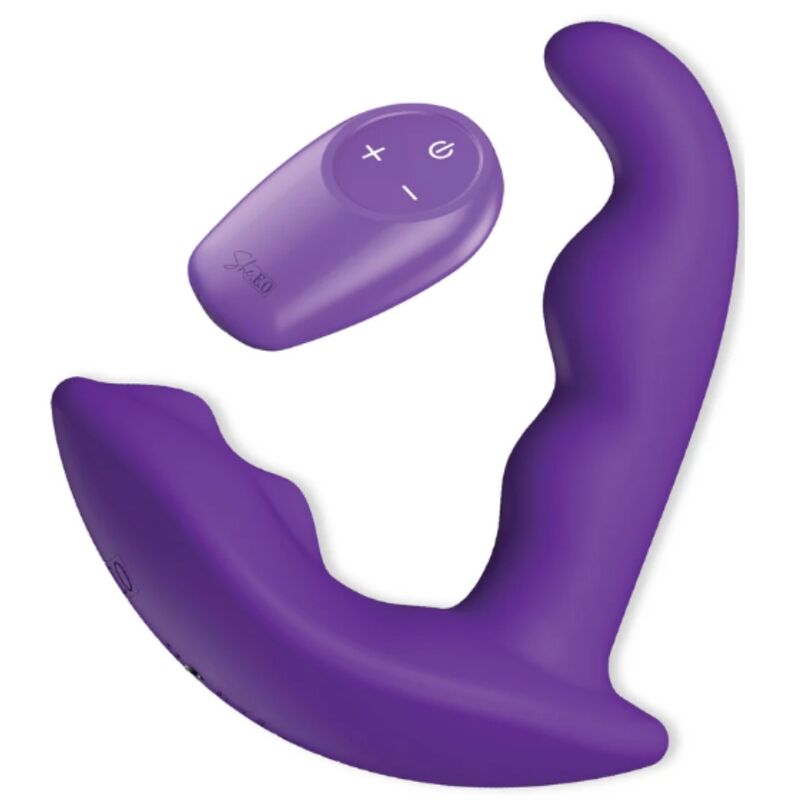 STIMOLATORE ANALE VIBRANTE ROTANTE, 5 MODALITÀ COMBINATE, TELECOMANDO WIRELESS