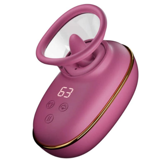 SHE.E.O - POMPA AUTOMATICA PER LA STIMOLAZIONE CLITORIDEA CON EFFETTO LECCHIO (VIOLA)