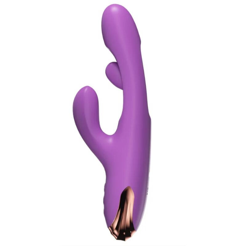 SHE.E.O - VIBRATORE PER IL PUNTO G A FORMA DI CONIGLIO CON MOVIMENTO DIGITALE VIOLA