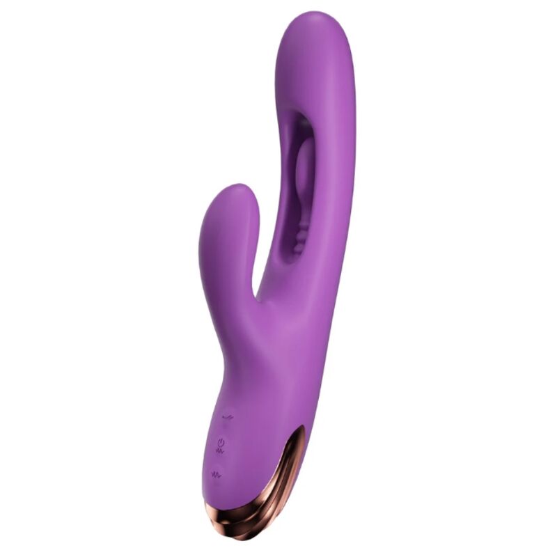 SHE.E.O - VIBRATORE PER IL PUNTO G A FORMA DI CONIGLIO CON MOVIMENTO DIGITALE VIOLA