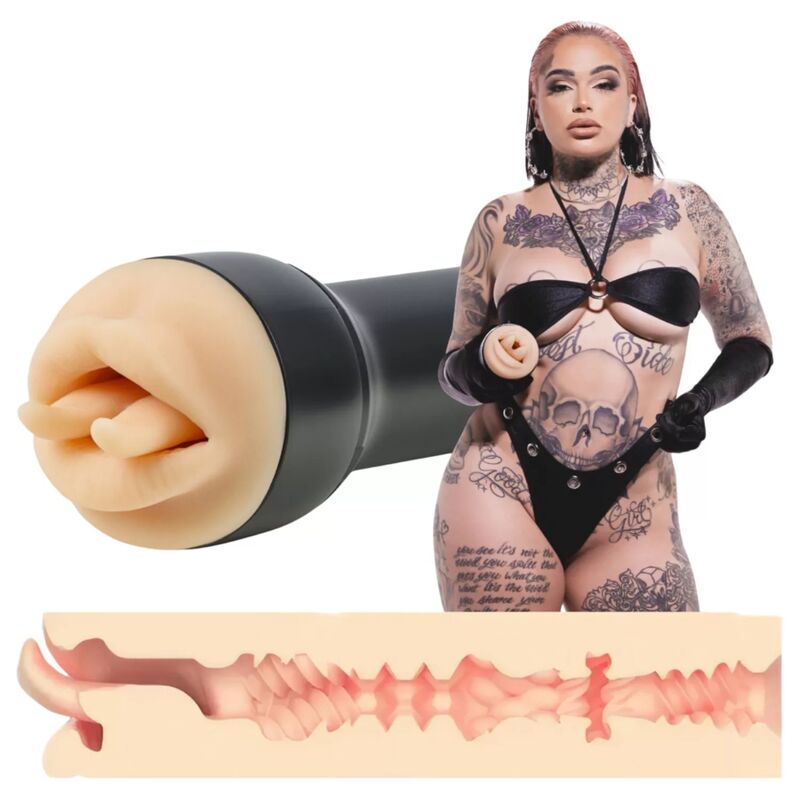 MASTURBATORE REALISTICO, TEXTURE INTERNA STIMOLANTE, MATERIALE MORBIDO E FLESSIBILE
